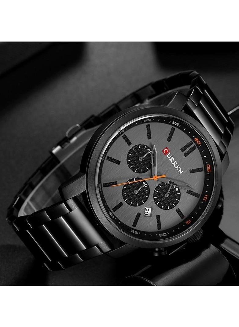 CURREN CURREN 8315 Original Brand Stainless Steel Band Wrist Watch For Men  - Image 3