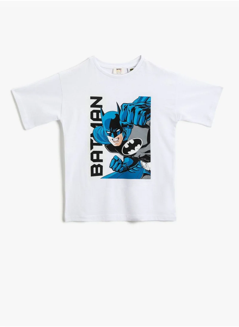 KOTON Batman Licensed T-Shirt Cotton