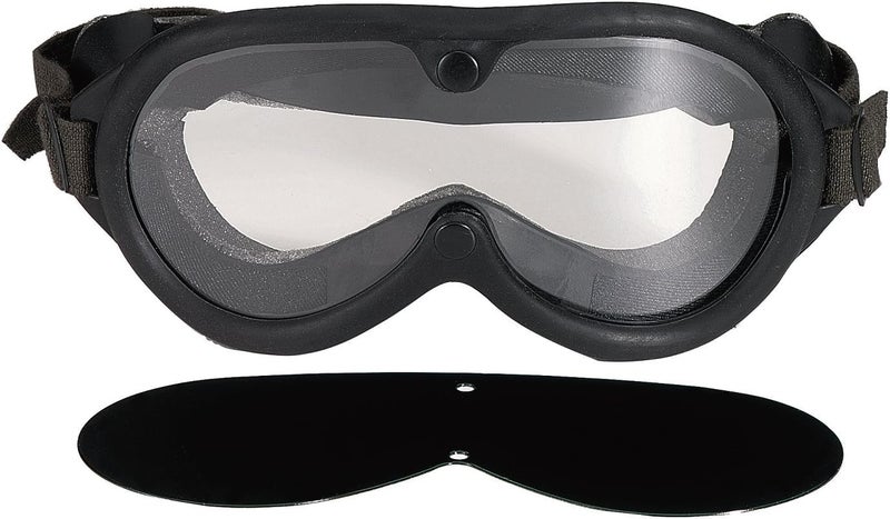 Black GI Military Style Sun-Wind-Dust Goggles