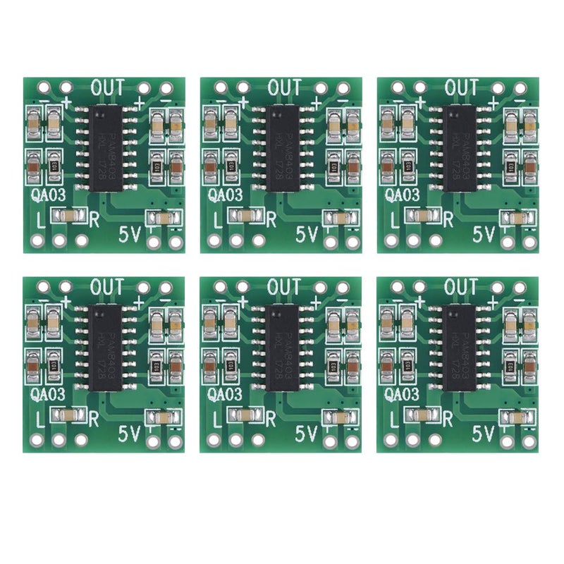 Mini Digital Audio Power Amplifier Module 4 Channel 6W Type D 2 5V To 5 5V DC - Image 2