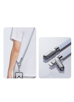 XUNDD XUNDD Crossbody Lanyard with Built-in Cable (USB-C to USB-C) 240W Charging Cable, Body Neck Lanyard for Compatible with iPhone 16 Pro Max, Samsung S25 Ultra, iPhone 15 Pro Max, 15 Plus, etc (1.2M)  - Image 1