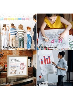 GBQ 12PCS Whiteboard Erasable Marker Set Black For School, Office, Home  - Image 5