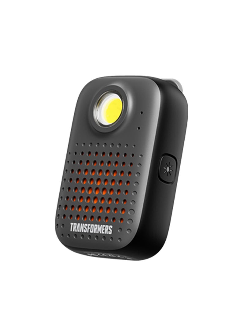 TRANSFORMERS TF-Y07 PRO Wireless Bluetooth Speaker, 5H Playtime, Magnetic Suction, IP67 Waterproof, Bluetooth V5.4 with Lighting Effects – Black - Image 1