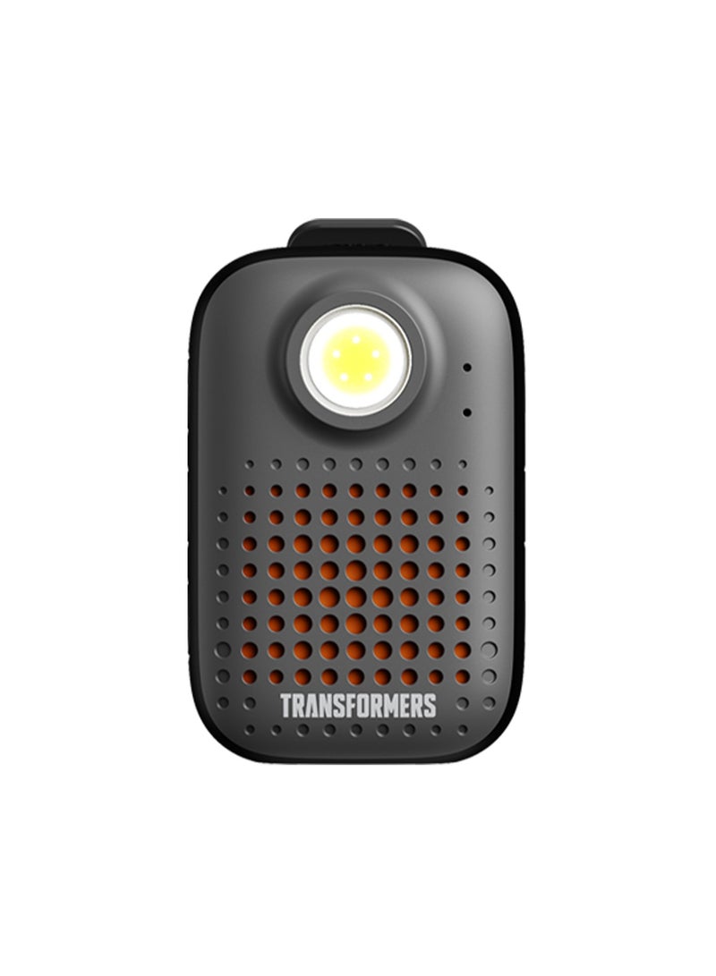 TRANSFORMERS TF-Y07 PRO Wireless Bluetooth Speaker, 5H Playtime, Magnetic Suction, IP67 Waterproof, Bluetooth V5.4 with Lighting Effects – Black - Image 2