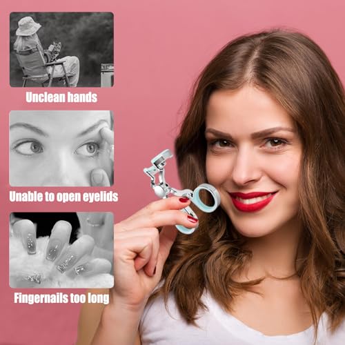 AITIME عدسات لاصقة ملونة من AITIME، أدوات مساعدة لوضع العدسات، تشمل أداة إزالة العدسات وأداة الإدخال، هدية لمستخدمي العدسات الجدد - Image 5