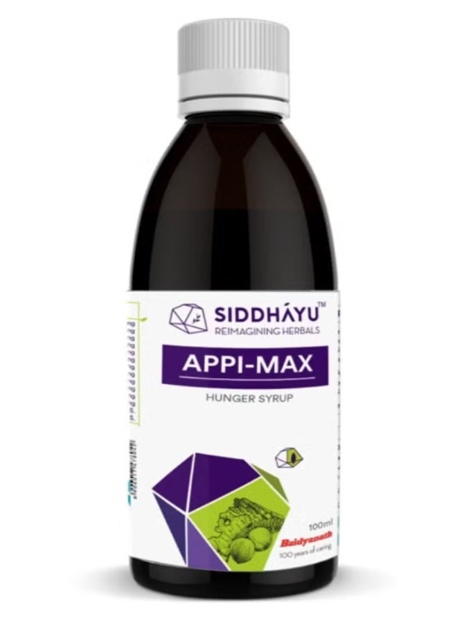 SIDDHAYU Appi- Max Hunger Syrup, 100ml - Image 1