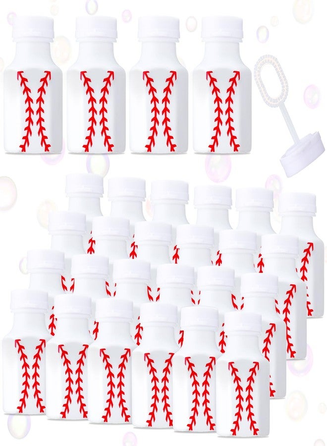Seenelling 24 Pack Bulk Baseball Bubble Wands Baseball Party Favors Ball Theme Birthday Party Supplies Bag Stuffers Supplies Decorations Prize Gift for Outdoor - Image 1