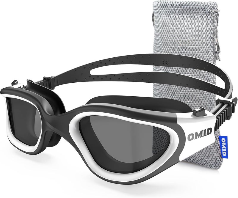 OMID Swim Goggles, P2 Polarized Swimming Goggles for Men Anti-fog Goggles Swimming for Adult Women - Image 1