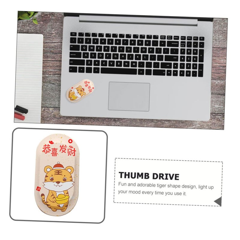 64GB USB Flash Drive with Zodiac Tiger Design Festive Computer Accessory Gift - Image 4