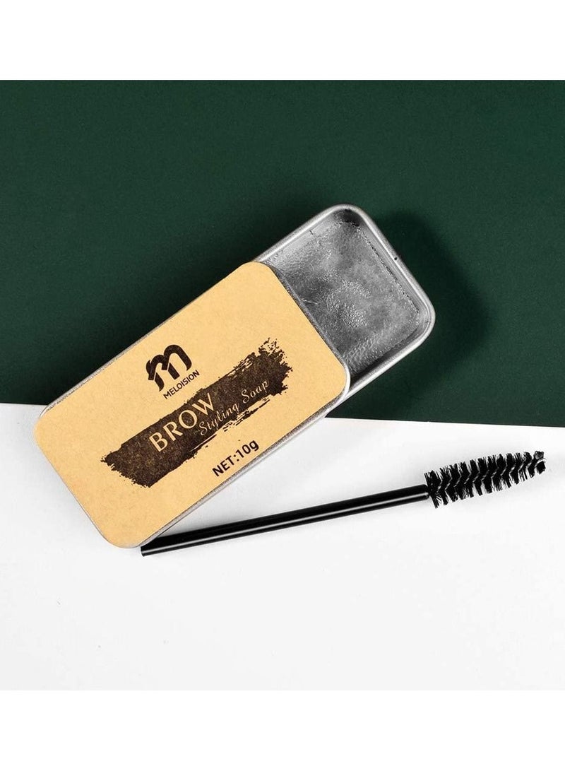 ORiTi جل كريم الحواجب مع فرشاة بدون لون لتثبيت دائم ومقاوم للماء - Image 4