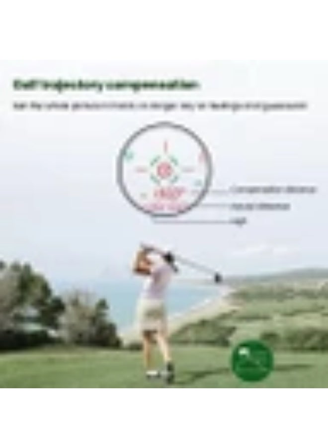 بلو فاير مقياس المسافات للجولف – تلسكوب محمول OLED بدقة عالية يصل حتى 2000 متر، قياس سرعة الأهداف، تصميم خفيف ومحمول مثالي للجولف، الصيد، والأنشطة الخارجية - Image 3