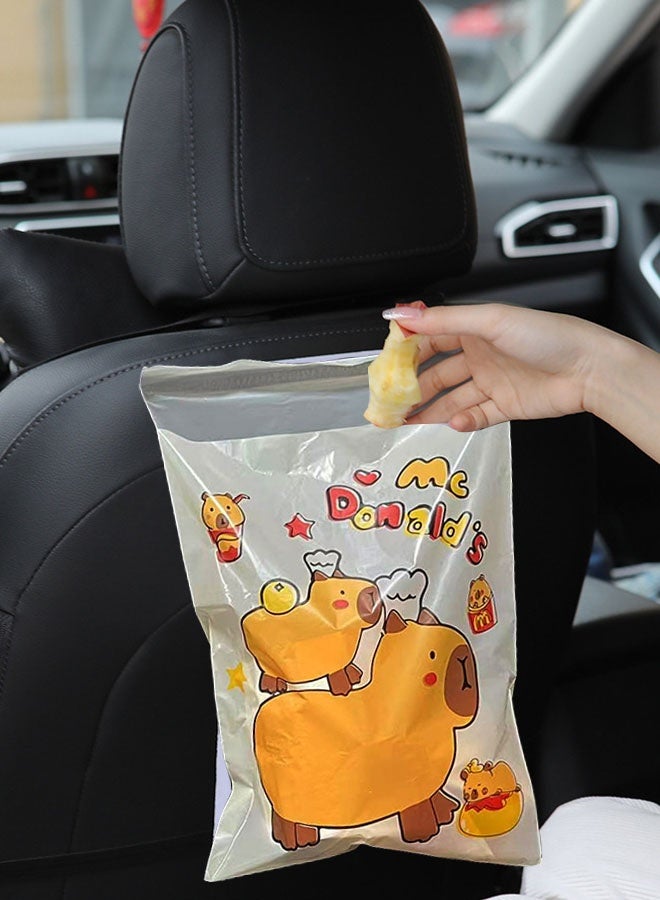 120PCS Disposable Car Trash Bag, Durable Thickening Waterproof Leak Proof Vomit Bag, Camping Kitchen Office Storage Bag - Image 2