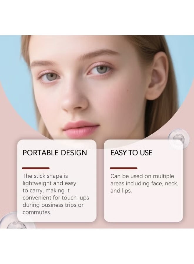 PDRN Pink Collagen Volume Multi Balm Stick | Volufiline, PDRN, NAD, Collagen | Face Body Balm for Under-Eyes, Neck, Forehead, Smile Lines, Lips | Plumping, Radiance, Line Care - Image 4