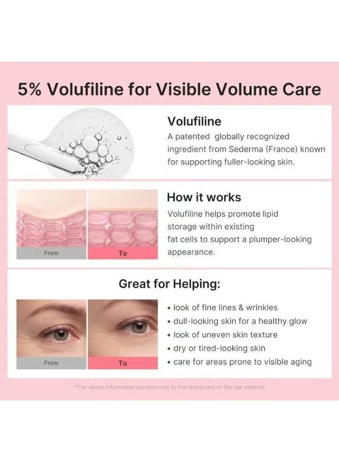 PDRN Pink Collagen Volume Multi Balm Stick | Volufiline, PDRN, NAD, Collagen | Face Body Balm for Under-Eyes, Neck, Forehead, Smile Lines, Lips | Plumping, Radiance, Line Care - Image 3