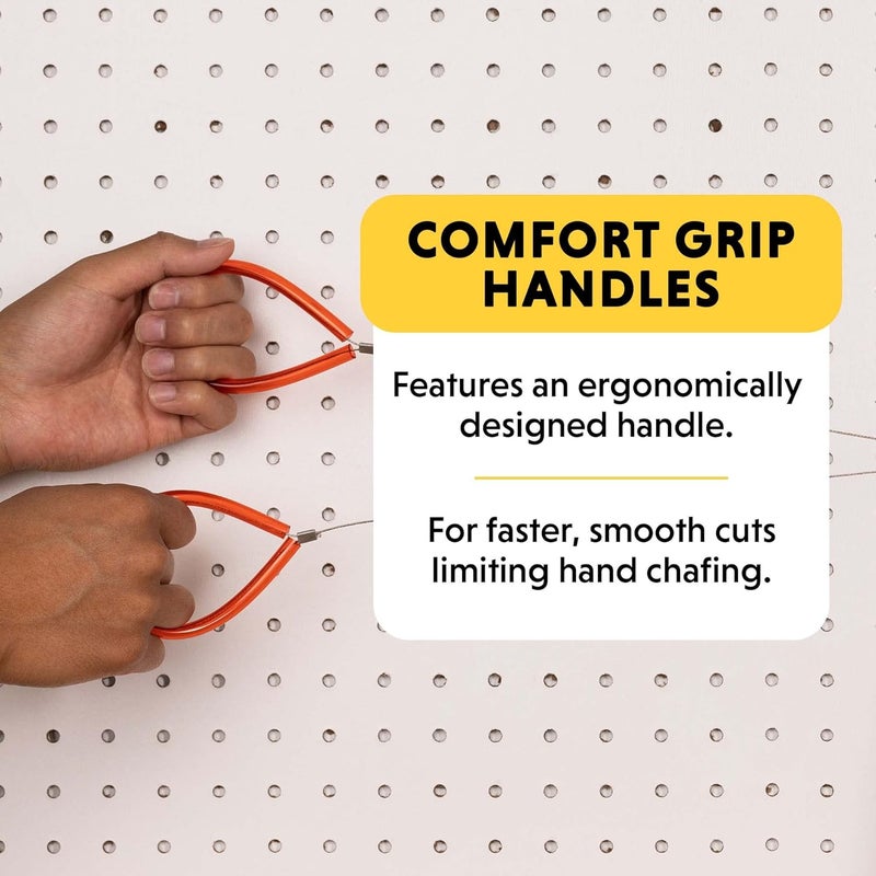 General Tools 858 PVC Hose, Pipe & Tubing Cable Saw with 24-Inch Stainless Steel Serrated Cutting Cable - Image 4