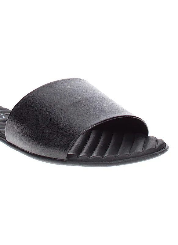 بيرا ريو Beira Rio Ladies Flat Sandals Black | Made In Brazil