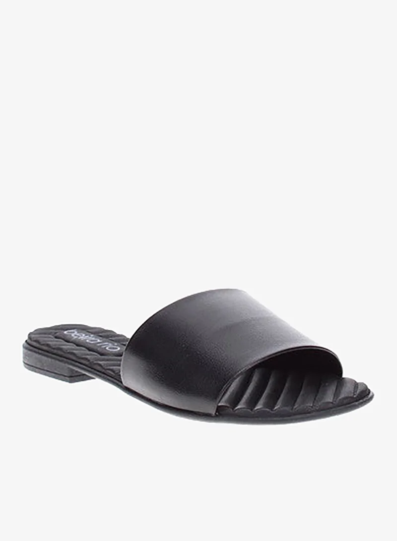 بيرا ريو صنادل بيرا ريو نسائية مسطحة سوداء | صنع في البرازيل