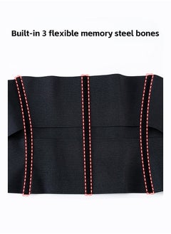 Fazza Waist Slimming Belt, Waist Tightening Belt, Women's Breathable Stretch Tights Waist Trainer Girdle Body Shaper (Black)  - Image 2