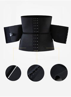 Fazza Waist Slimming Belt, Waist Tightening Belt, Women's Breathable Stretch Tights Waist Trainer Girdle Body Shaper (Black)  - Image 5
