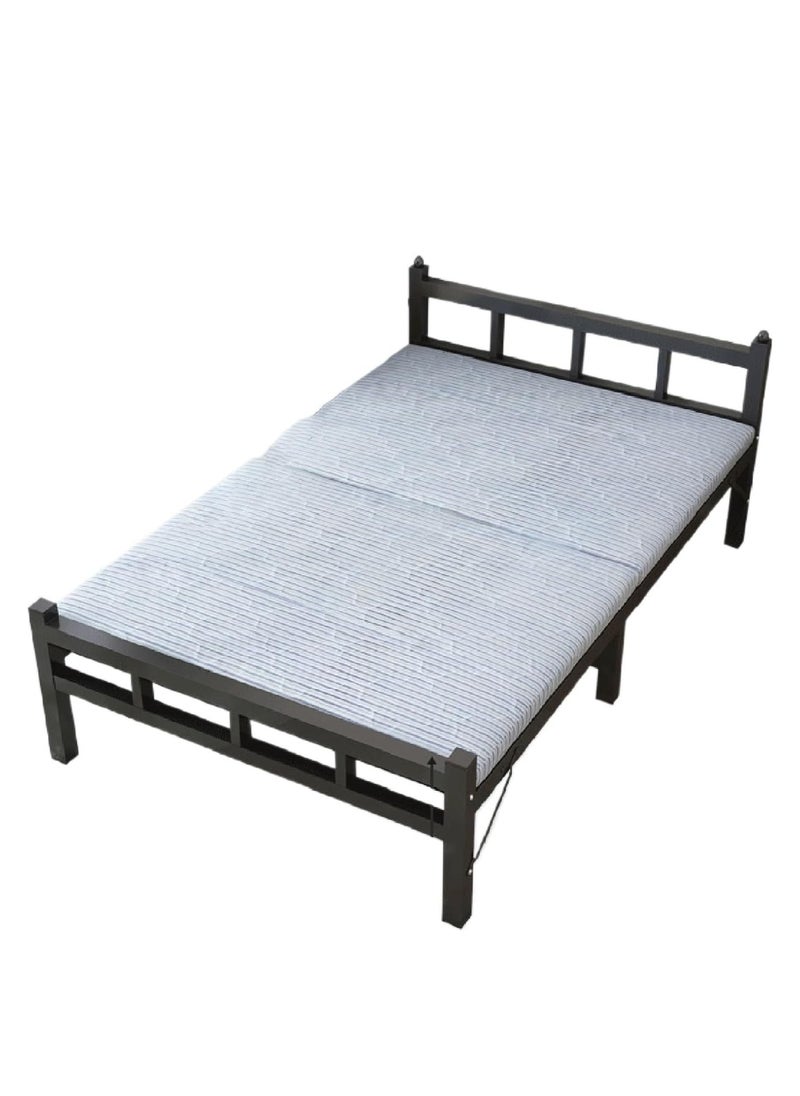 Arabest - Folding Bed Company Home Office Lunch Break Two Folding Bed Dormitory Outdoor Single Double Folding Beds - Image 1