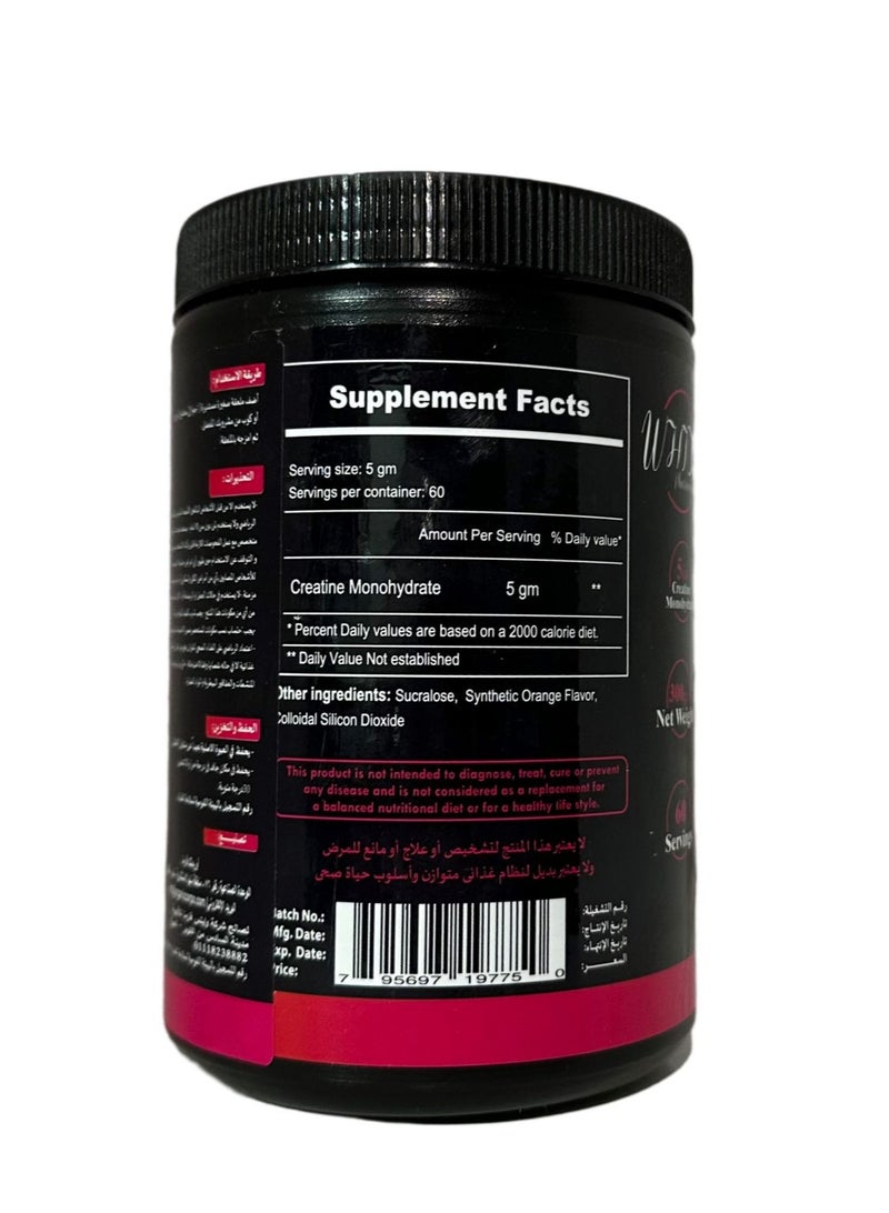 Gamma Creatine monohydrate 300 gm 60 serve - Image 4