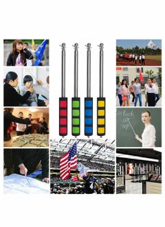 SYOSI Telescopic Flag Pole, Portable Pole for Camping with Lanyard, 1.6m Poles Stick Tourist Guide Travelling Presentation Pointer 4pcs, Random Color  - Image 5