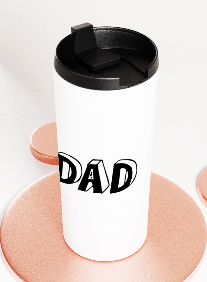 LIT White Tumbler Dad Gift Straight Tumbler Fathers Day Gift Family Gifts - Image 3