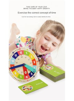 Y&D Clock Model Clock Face Three-needle Children's Learning Tools Learning And Understanding Time Teaching Tools  - Image 4