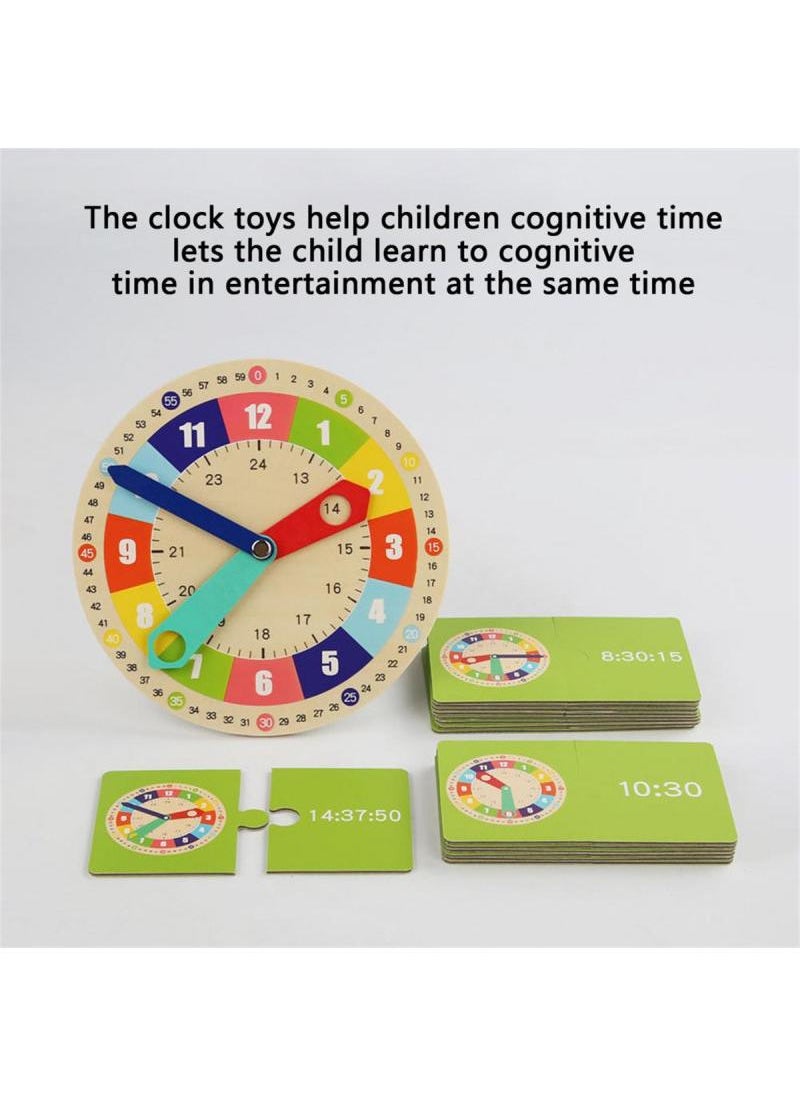 Y&D - Clock Model Clock Face Three-needle Children's Learning Tools Learning And Understanding Time Teaching Tools - Image 1