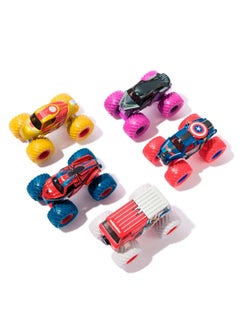 Monster Jam Monster Jam Mini Marvel Vehicles 1:64 5-Pack  - Image 2