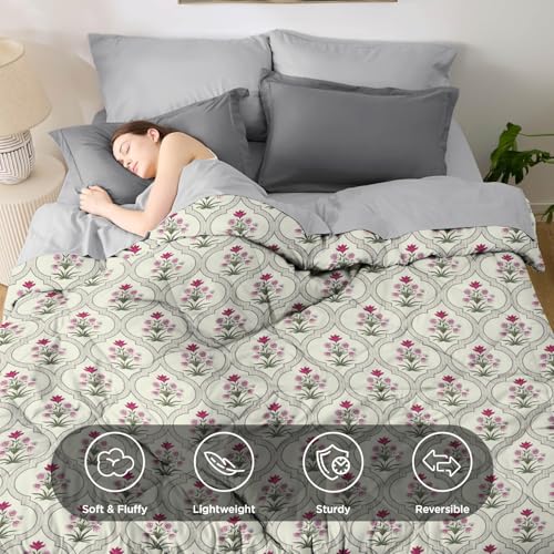 VAS COLLECTIONS 220 GSM Microfiber Reversible AC Comforter |Quit | Blanket | Duvets for Single Bed 180Tc (60x90 Inches, Greenish Yellow) - Image 2