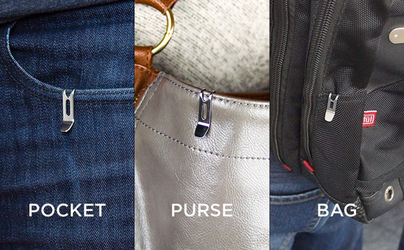 key smart KeySmart Nano Clip - Pocket Clip Key Ring Holder - Secure Your Key Chain, Eliminates Pocket Bulge  - Image 4