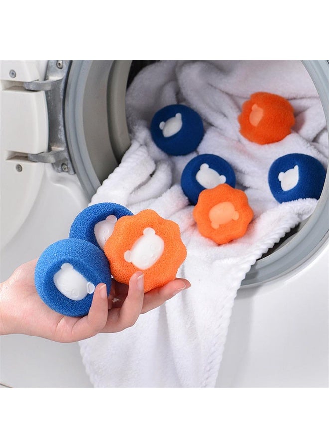 8pcs pet hair remover for pet washing machine hair catcher washing ball dryer ball for clothing dogs and cats pet fur - Image 1