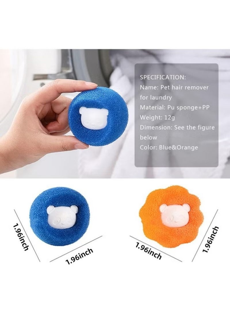 8pcs pet hair remover for pet washing machine hair catcher washing ball dryer ball for clothing dogs and cats pet fur - Image 3