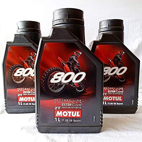 Motul 800 2T Factory Line 100% Synthetic Off Road 2-Stroke Engine Oil 4L (104039) - Image 2