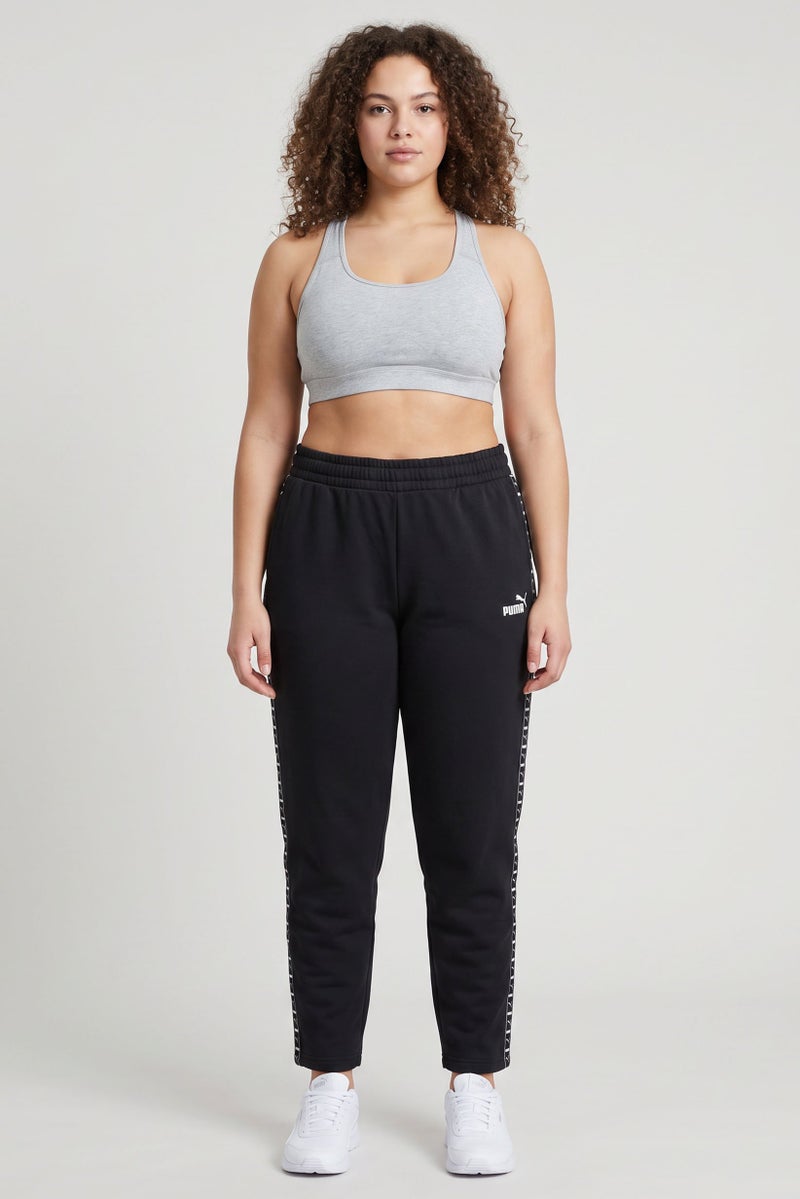 PUMA Women Sportswear Fit Brand Logo Outdoor Sweatpants, Black - Image 2