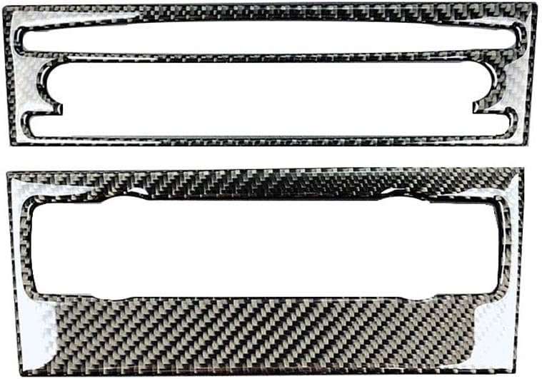 Carbon Fiber AC CD Panel Trim For 3 Series E90 E92 E93 2005 2012 Without Navigation - Image 1