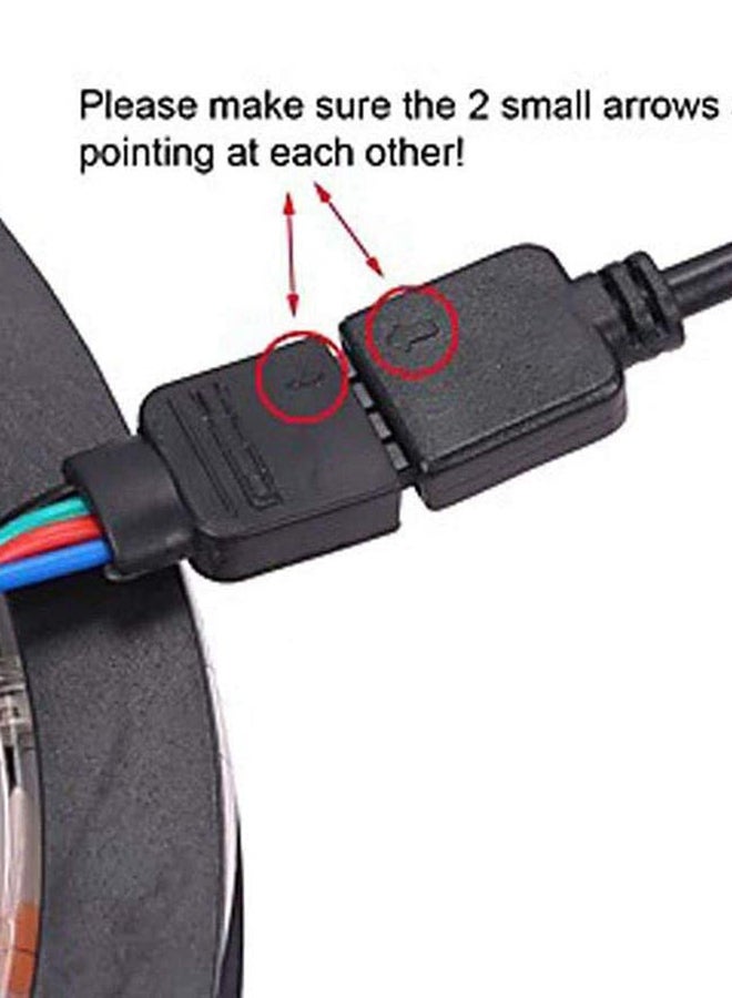 شريط إضاءة LED مرن بألوان RGB مع جهاز تحكم عن بعد متعدد الألوان 10متر - Image 5