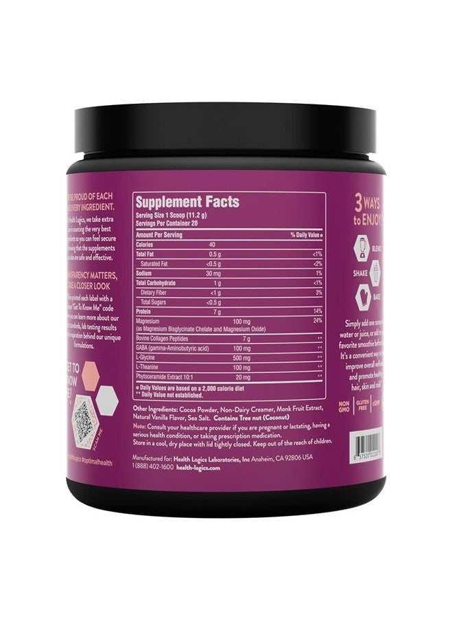 Health Logics Beauty Rest Collagen | Collagen Powder for Women for Healthy Skin, Hair, Nail, and Joint Health | Collagen Peptides Powder Supplement Types I & III | Beauty Collagen Sleep Supplement  - Image 2