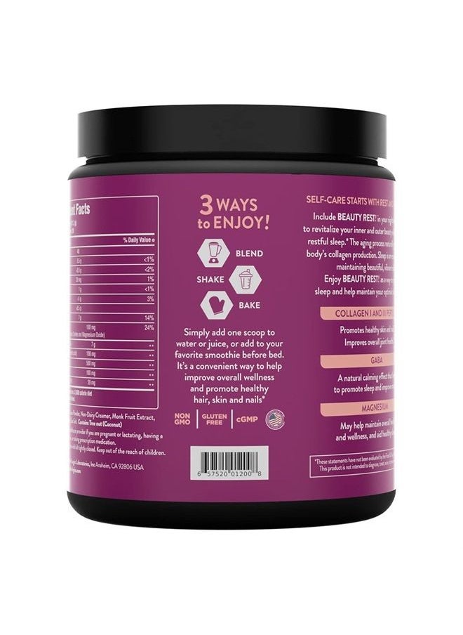Health Logics Beauty Rest Collagen | Collagen Powder for Women for Healthy Skin, Hair, Nail, and Joint Health | Collagen Peptides Powder Supplement Types I & III | Beauty Collagen Sleep Supplement  - Image 3
