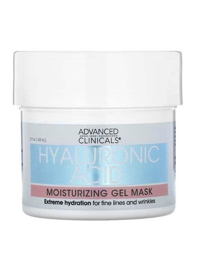 Advanced Clinicals - Hyaluronic Acid Moisturizing Gel Beauty Mask 5 fl oz 148 ml - Image 1