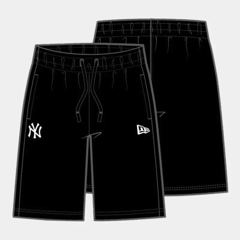 New Era Black Men's MLB New York Yankees League Essential Shorts for Men | Best Price UAE