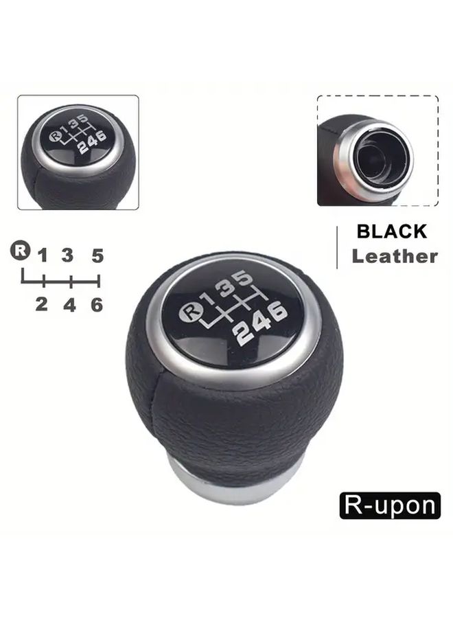 Black 6 Speed Automatic Gear Shift Knob For Subaru Legacy Outback Forester Impreza 2009 2018 - Image 4