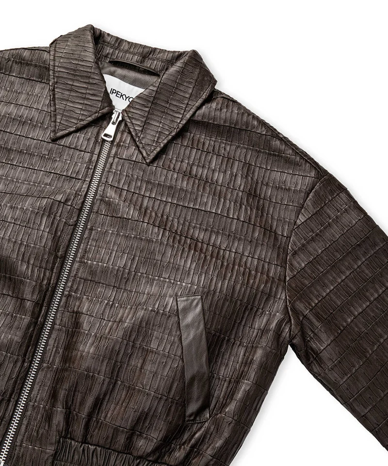 Ipekyol  Leather-Effect Textured Coat for Women | Best Price UAE