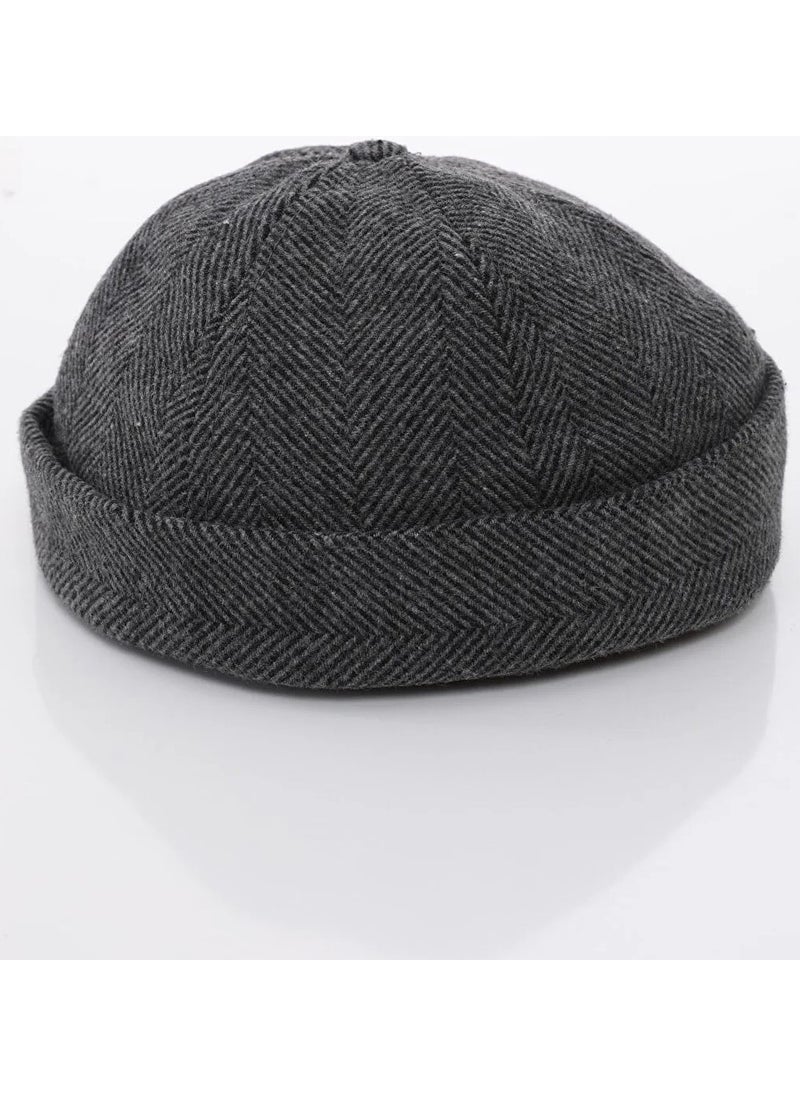 Takı Dükkanı Jewelry Shop Winter Wool Retro Docker Cap Skullcap Leon Beanie Unisex Hat CP236  - Image 2