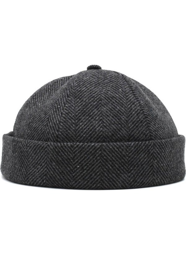 Takı Dükkanı Jewelry Shop Winter Wool Retro Docker Cap Skullcap Leon Beanie Unisex Hat CP236  - Image 3