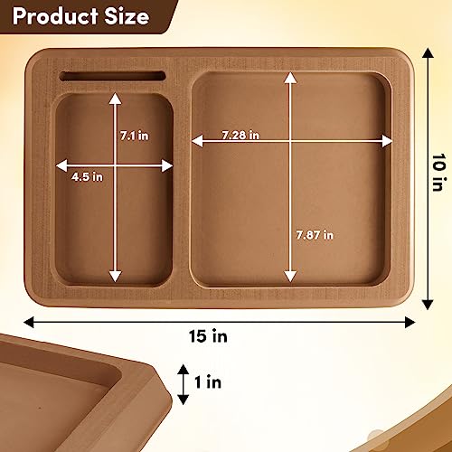 VEITHI Boat Dash Pad AntiSlip Boat Dash Organizer Perfect for Fishing Boat Center Consoles EVA Foam Boat Dash AccessoryCar Dash Grip Pad for Cell PhoneBrown - Image 5