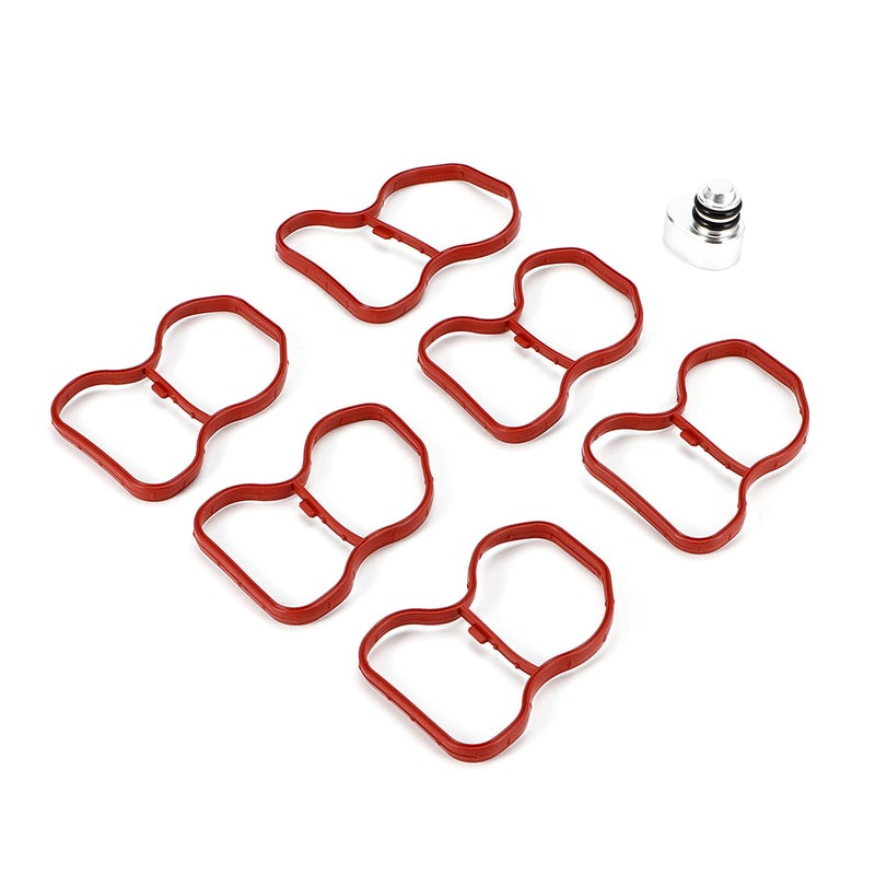 Swirl Flap Kit: 48 x 5 x 67mm Aluminum + Rubber, Antiwear Durable Design - Easy No-Tool Installation, Manifold Hole Block Plug for N57 Engine Vehicles Including E90, E91, F07 GT - Image 2