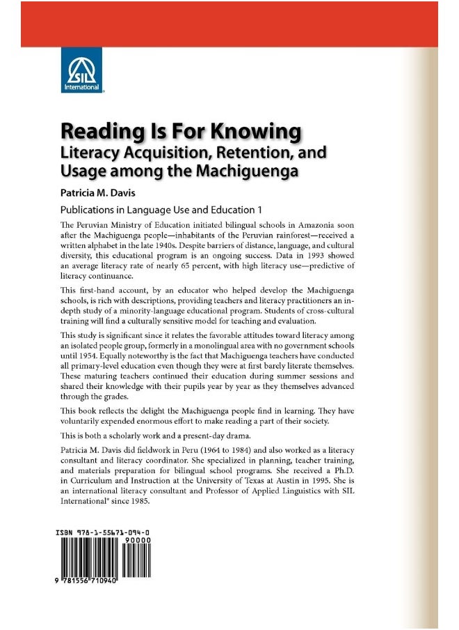 Reading Is for Knowing: Literacy Acquisition, Retention, and Usage Among the Machiguenga  - Image 2