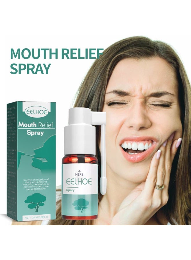 EELHOE Mouth Freshening Spray for Gum Relief – Effective Oral Spray for Irritation Care, Plaque Prevention and Long Lasting Fresh Breath – Compact 25ml Bottle for On-the-Go Use - Image 2